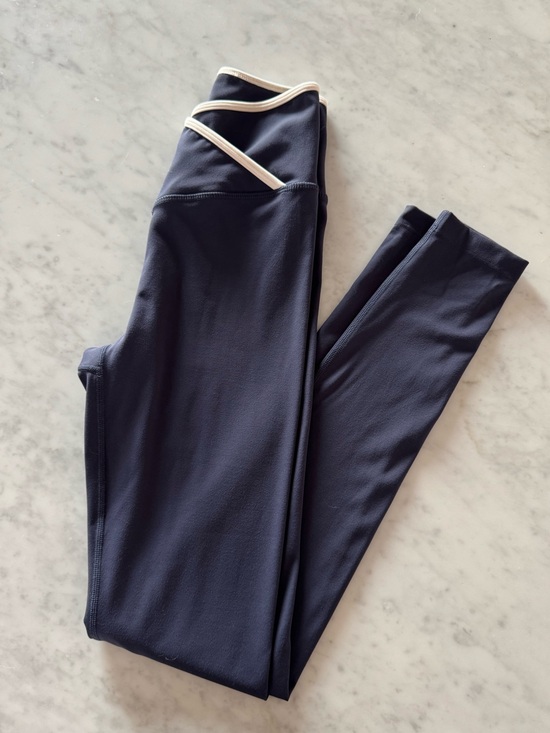 Tala Pants - tala contrast trim navy blue leggings